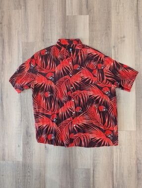 Cleveland Browns Hawaiian Shirt NFL Team Apparel 2XL Aloha Button Up